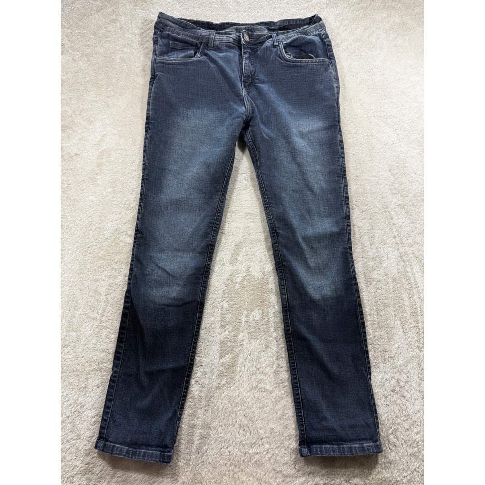Street & Steel Womens Aramid Reinforced Motorcycle Blue Jeans 12 Meas: 36x31